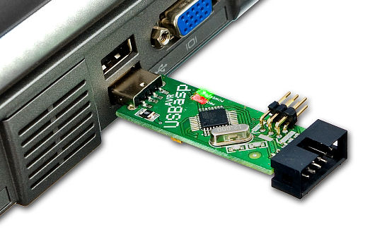 Programowanie mikrokontrolerów mikroprocesorów - programator USBasp